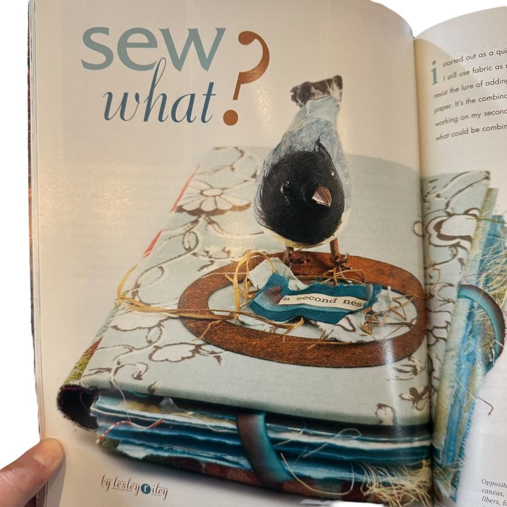 Cloth Paper Scissor Collage Mixed Media Artistic Discovery 3 Magazine Set Craft - Picture 11 of 16